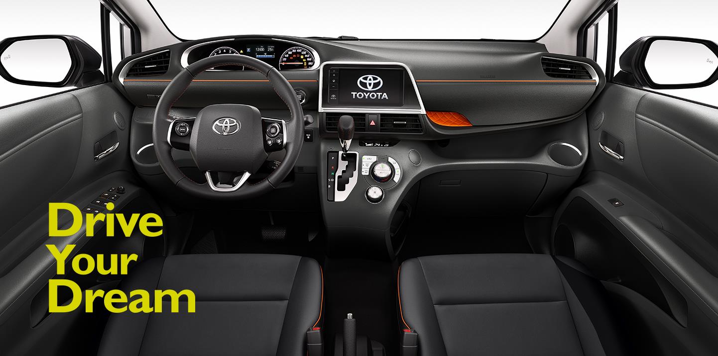 Toyota sienta салон