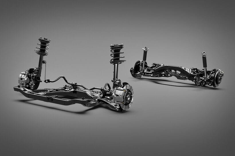 前獨立麥花臣、後獨立雙A臂懸吊系統