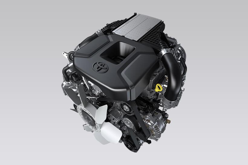 2.8L柴油渦輪引擎結合48V輕油電系統